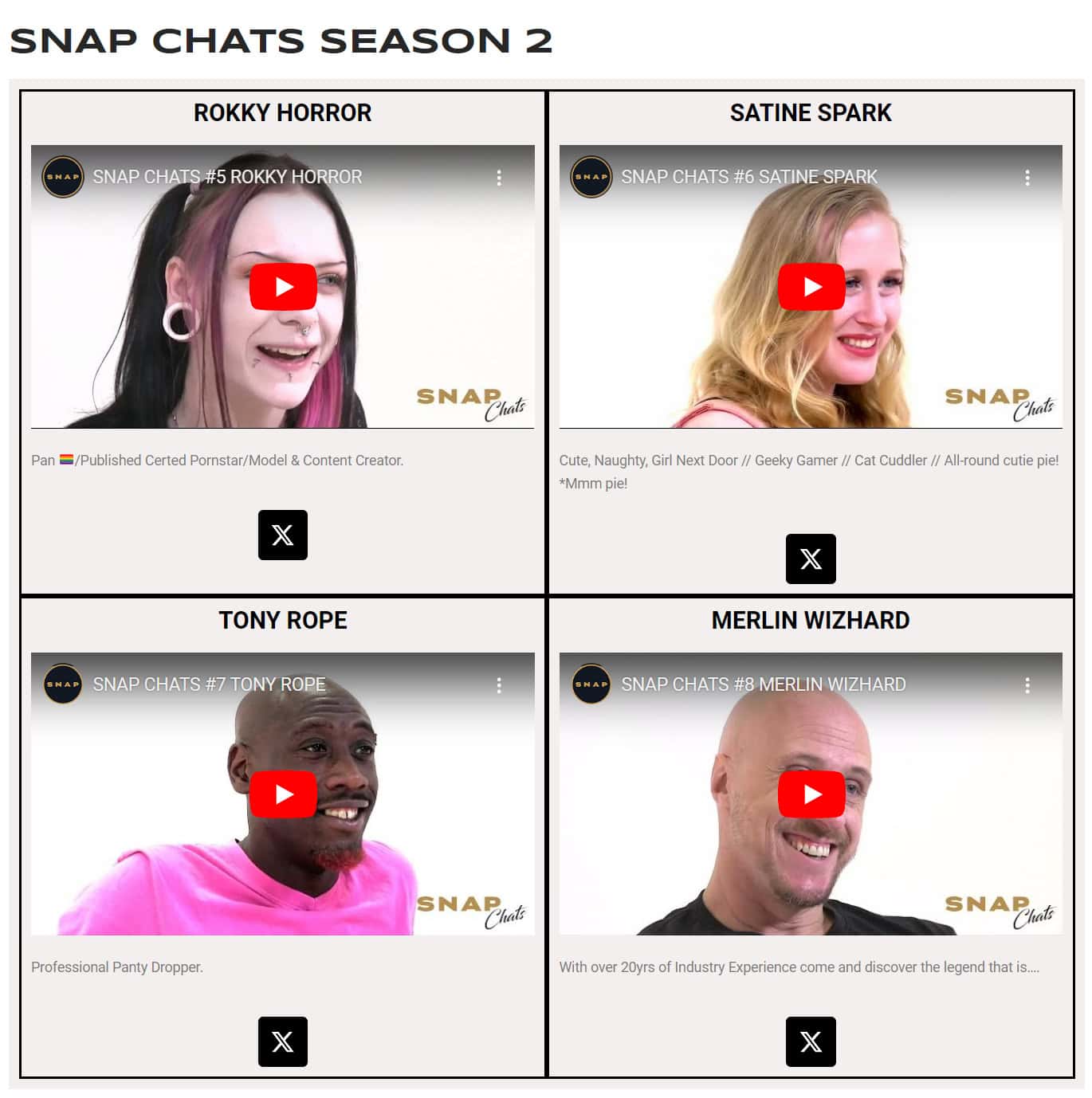 SNAP Chats Season 2 - SNAP Together